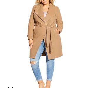 City chic coat  size 20